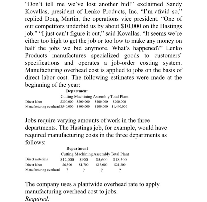 up charging extra $12,170 as overhead to bid price as compared to