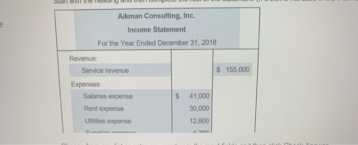 Cash Office s Office furniture. $ 27,000 Rent expense $ 30,000 Salarie