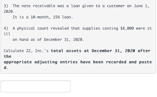 Quiz scores will not be adjusted for errors in entering choices. cost