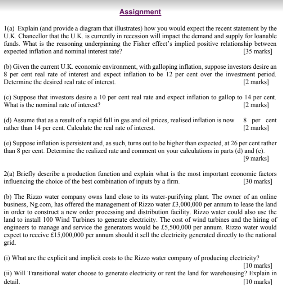  Assignment 1(a) Explain (and provide a diagram that illustrates) how you