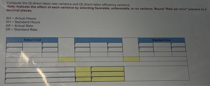 variance Use the following information for the Exercises below. (Algo) [The following
