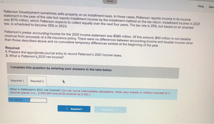 the sale but reports installment income by the installment method on the
