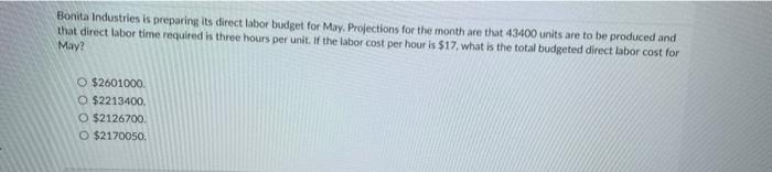 of direct materials are needed for production in July. There are 3000