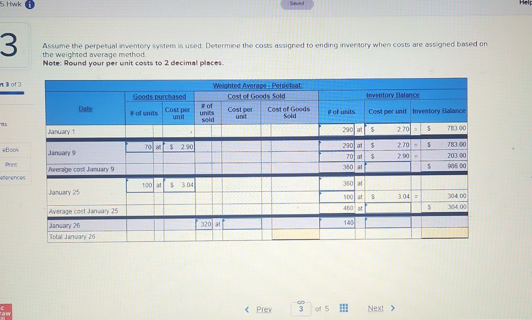 (Algo) (5-7) [The following information applies to the questions displayed below] A