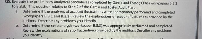 Just resolve the problem #5 part a and b what information do