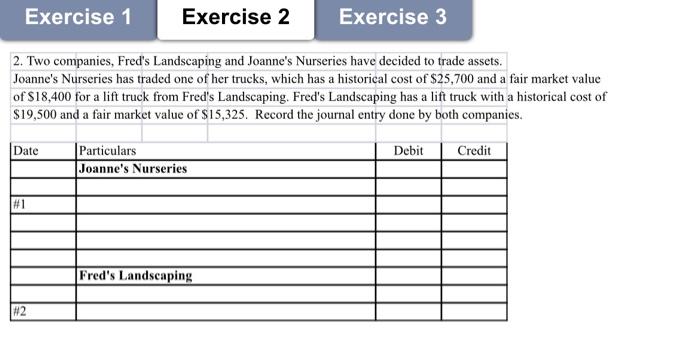 3 1. Olympic Company purchased land and a building on January 1,