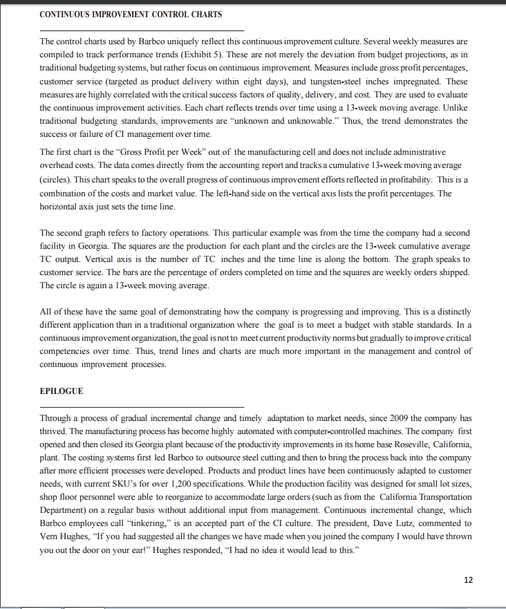 through bids based on the custom design characteristics ofthe parts Barbco manufactures