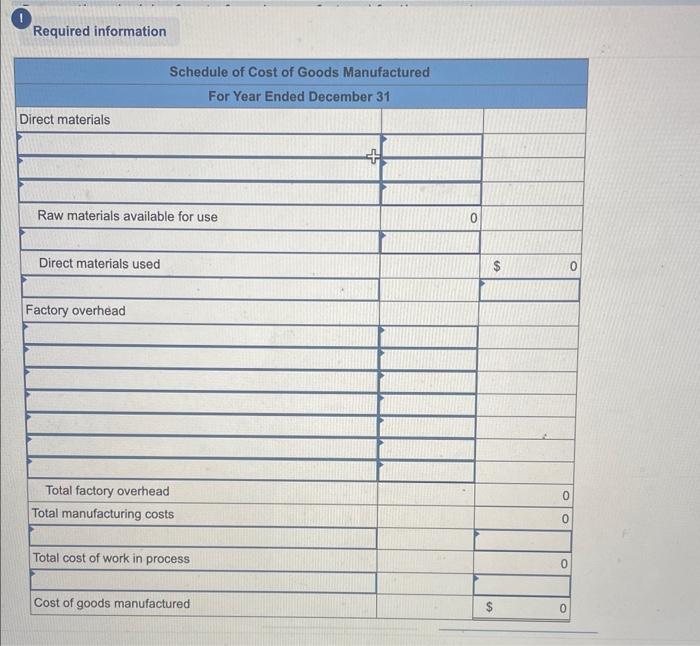 below. (Algo) [The following information applies to the questions displayed below.] The