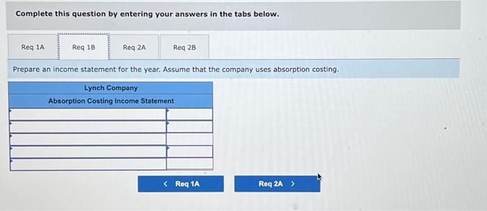 The following costs were incurred during the company's first year of operations: