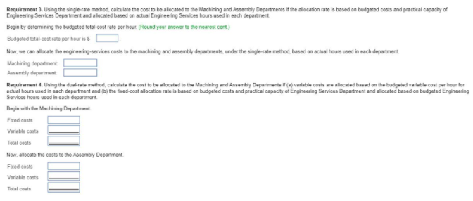 Department in the 9,000 labour-hour to 25,000 labour-hour relevant range Budgeted usage
