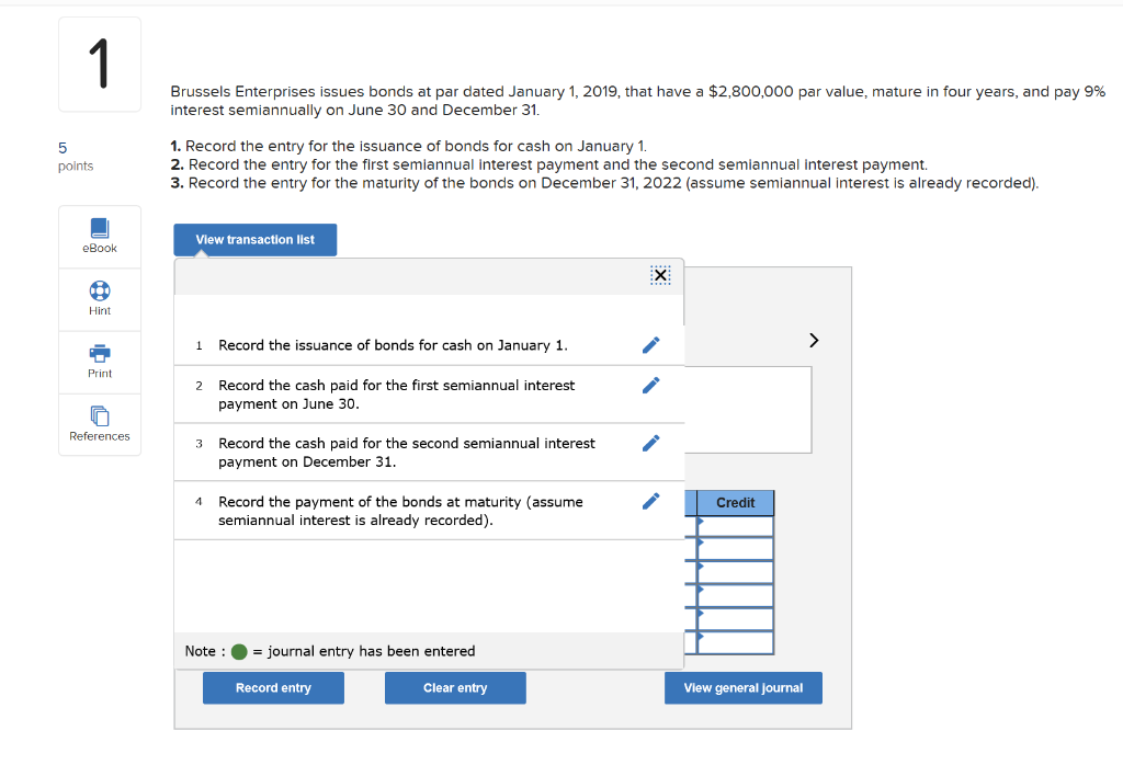 dated January 1, 2019, that have a $2,800,000 par value, mature in