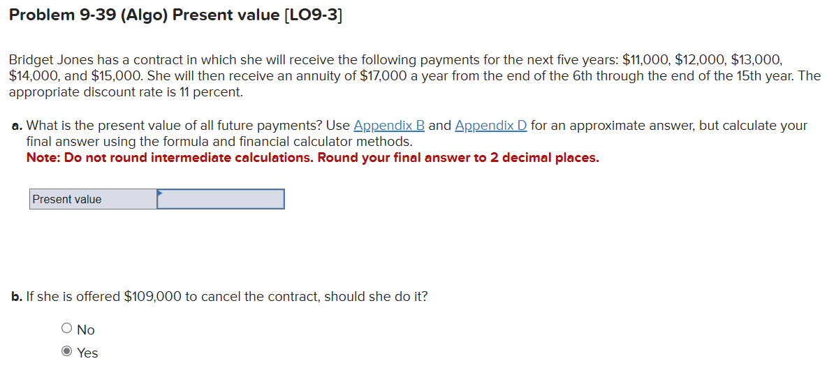  Bridget Jones has a contract in which she will receive the