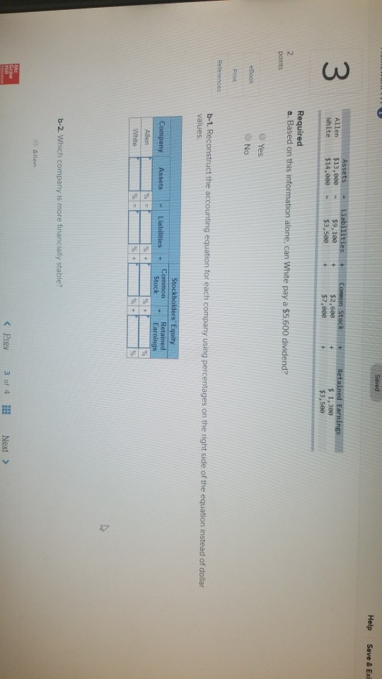  Help Save & Exi $9,100 White $14,000 values Lia b-2. Which