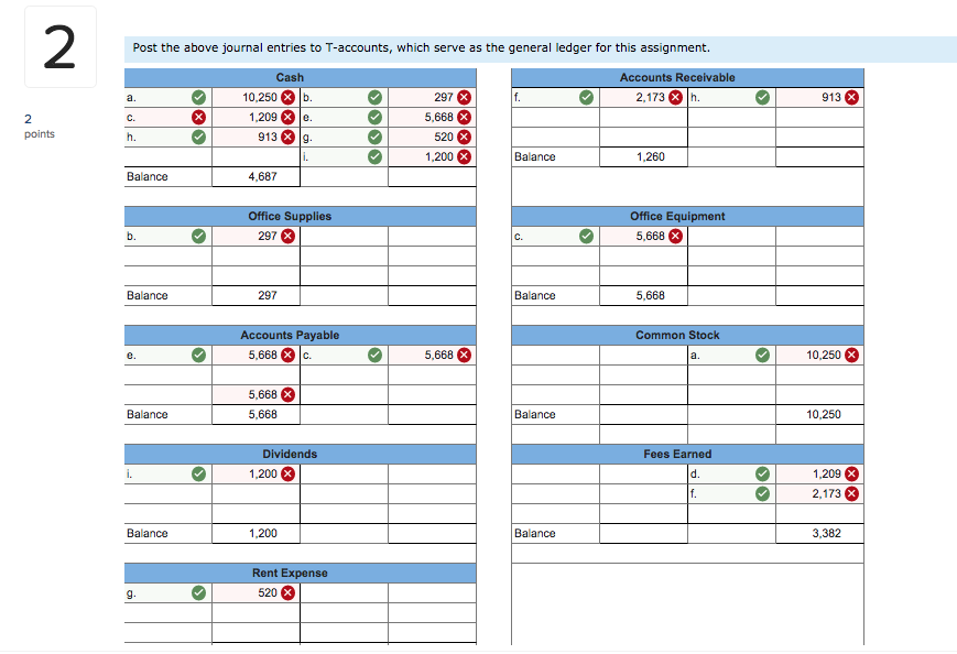 company in exchange for common stock. b. The company purchased office supplies