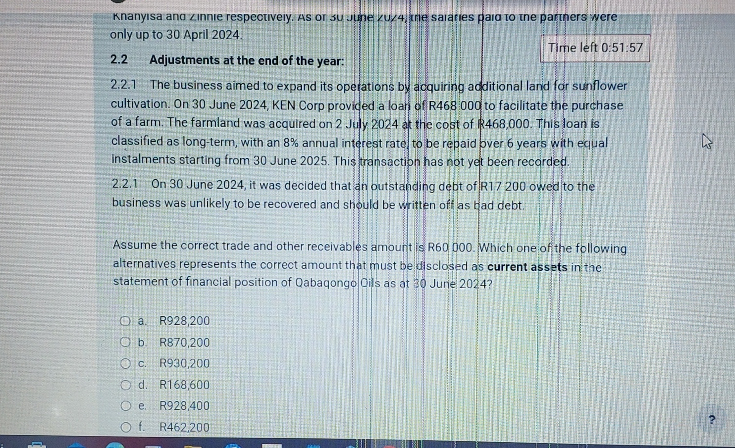  Knanysa and ??iie respectively. As or 30 June ??U?4, the saates