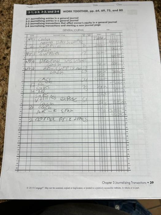 Cash - Accounts Receivable - K. Spah - Supplles - Preparid Insurance