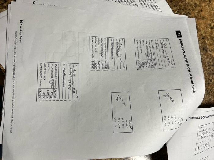 Sullivan owns Sullivan's Service Center, which uses the following accounts. - Cash