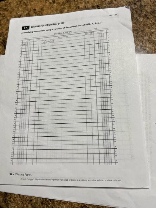 Journalize each transaction completed during June entries will be made on the