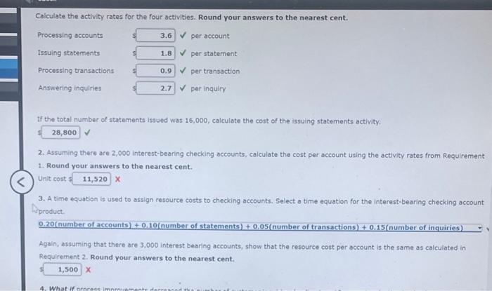 Golding Bank provided the following data about its two checking account products