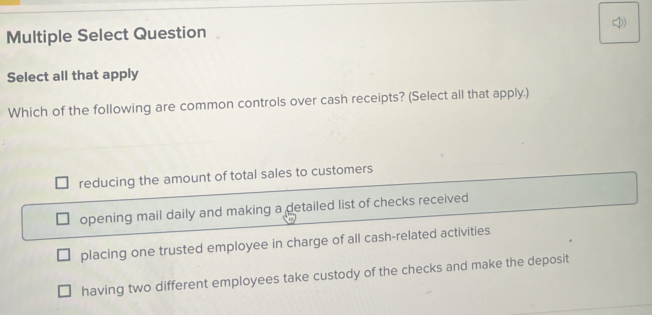  Multiple Select Question Select all that apply Which of the following