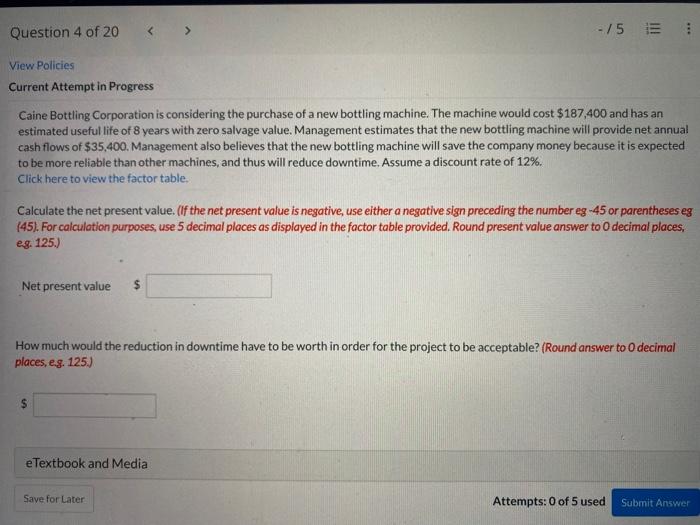 help pls try to answer all thx u Question 4 of 20