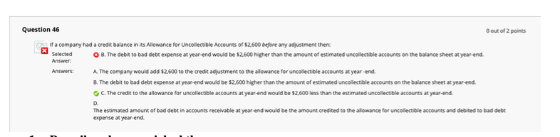 answer that will suffice. Question 49 O out of 2 points At