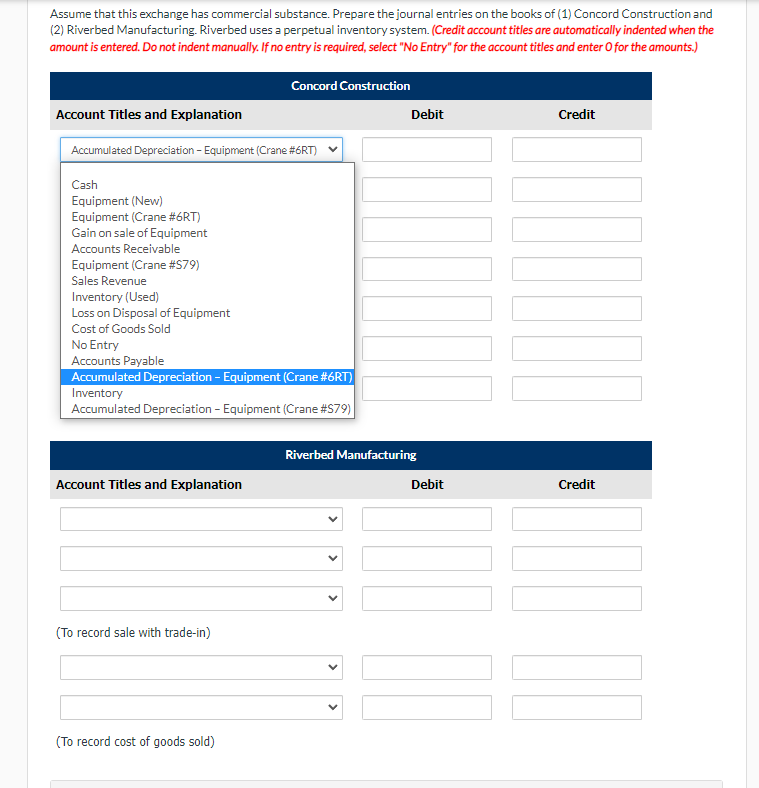 traded in two relatively new small cranes (cranes no. 6RT and 579)