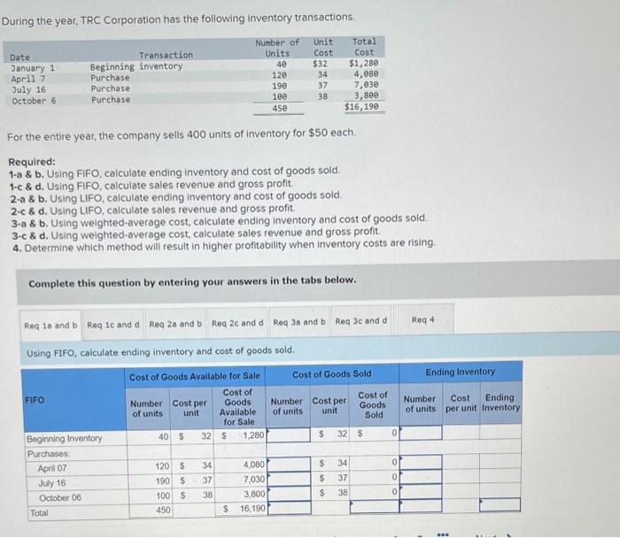 Hello, all part of the same question. Please help. During the year,