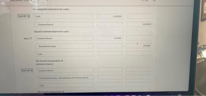 Current Attempt in Progress Crime Ltd had the following the transaction during