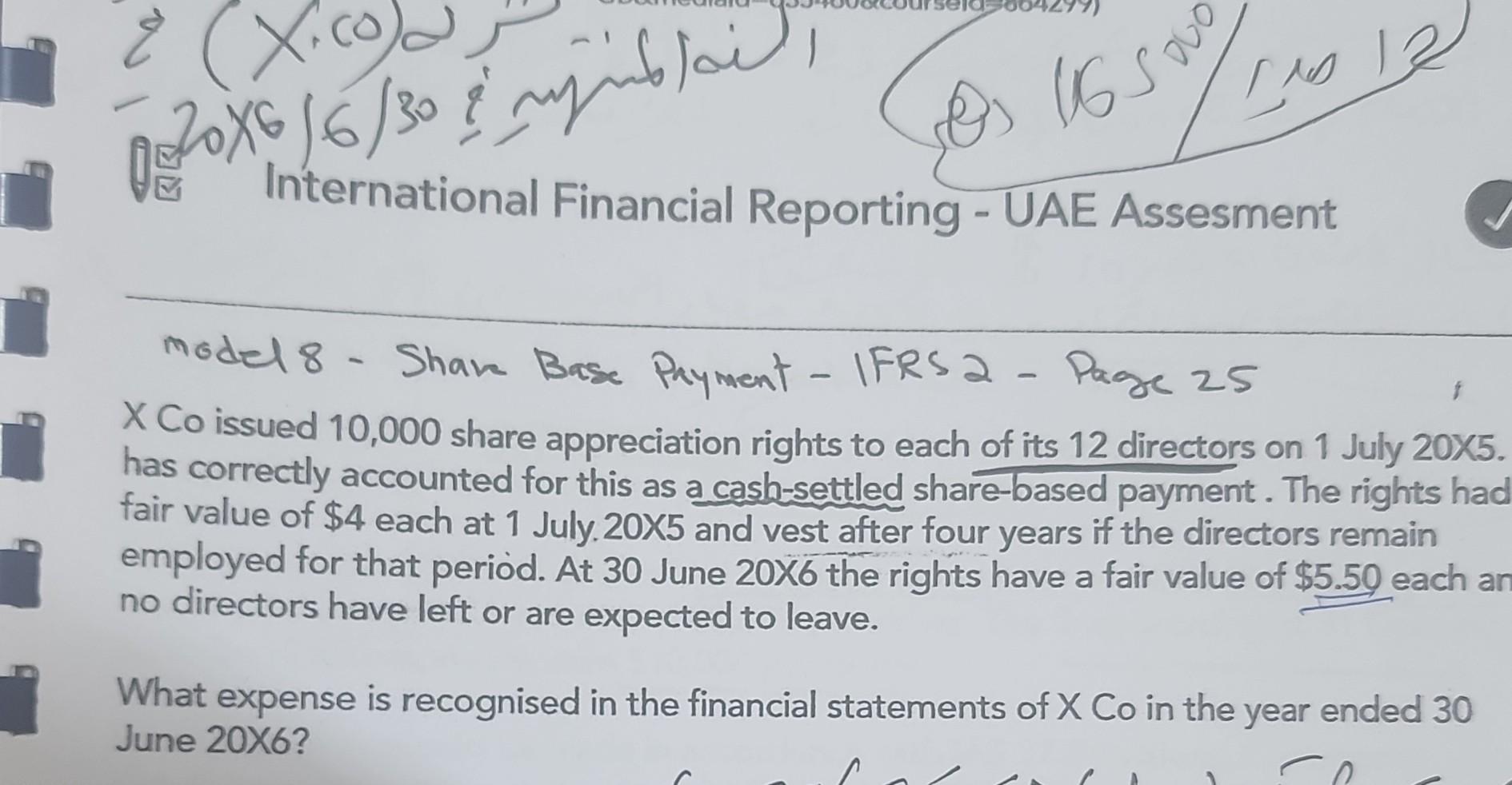 odel 8 - Shan Base Pryment - IFRS 2 - Page