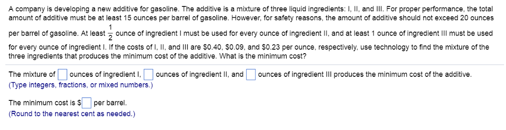 Use Excel to solve this problem. A company is developing a new