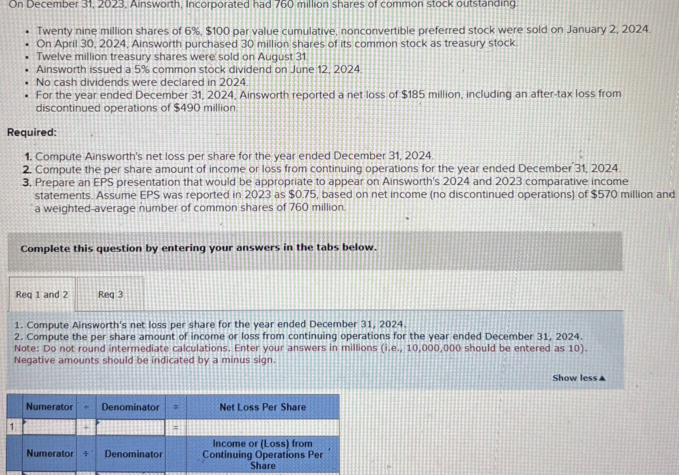  On December 31,2023, Ainsworth, Incorporated had 760 million shares of common