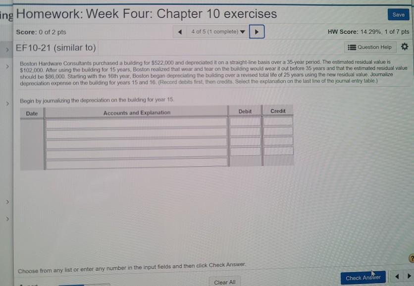 Eng Homework: Week Four: Chapter 10 exercises Save Save Score: 0