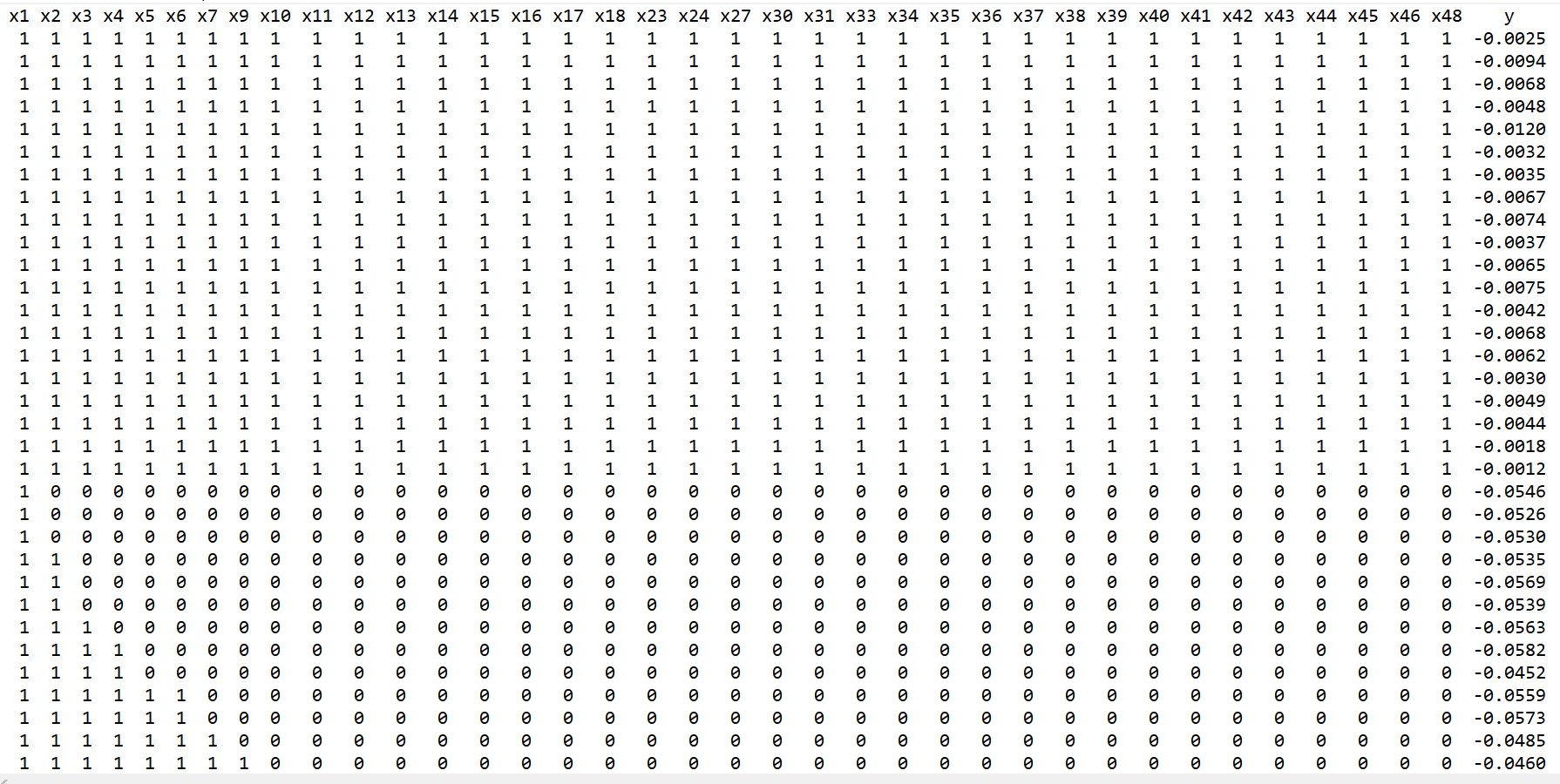 I am having trouble writing a code for each selection and am