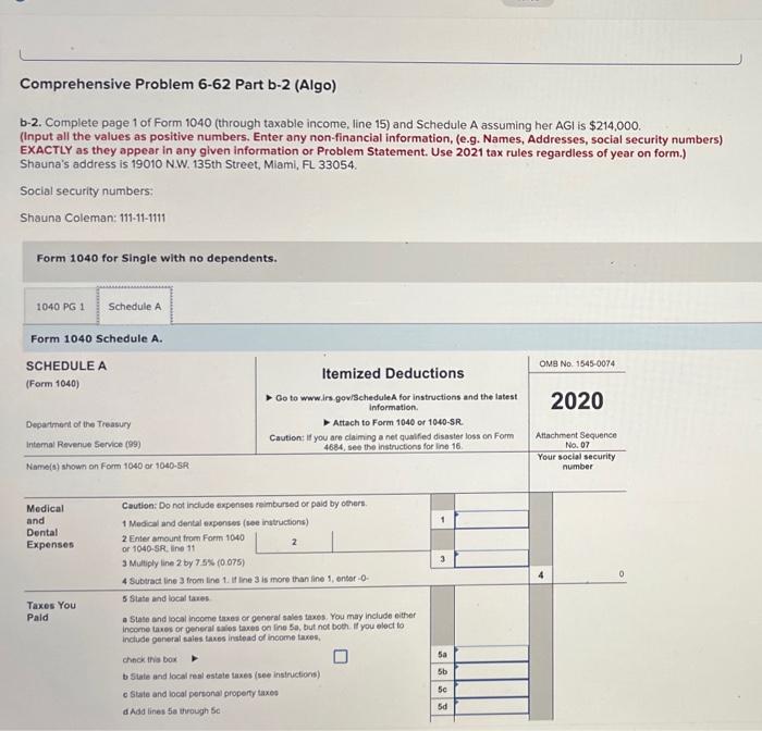 6-2, LO 6-3) (Algo) [The following information applies to the questions displayed