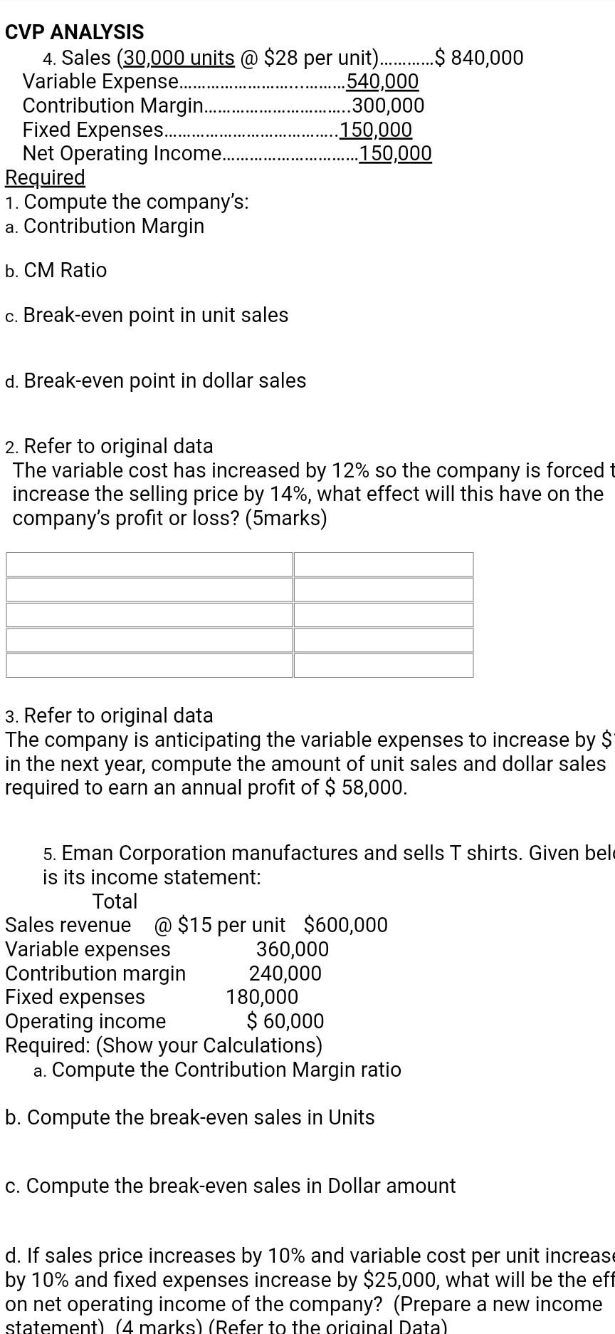 continued . question e pertains to this sheet: please solve both sheets