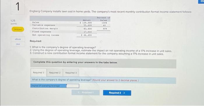  Need help with problem #1. Thank you in advance 1 1.25