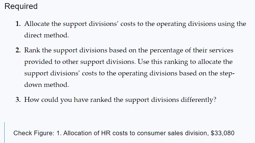 online book retailer, has two operating divisions-corporate sales and consumer sales -