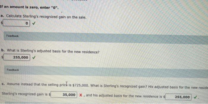 Problem 15-45 (b) (LO. 4) Sterling, whose wife died in 2020, listed