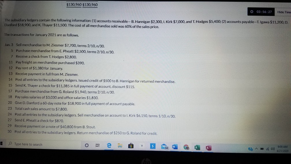 301 Owner's Capital 112 Accounts Receivable 401 Sales Revenue 115 Notes Receivable