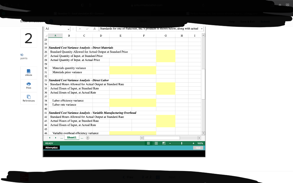 cost data for the month. The Controller has asked you to compute