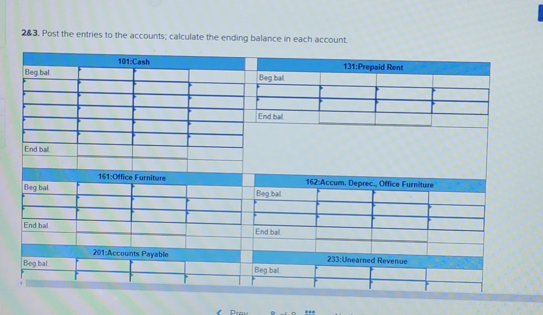 changes in equity for month ended August 31, 2023. Journal entry worksheet
