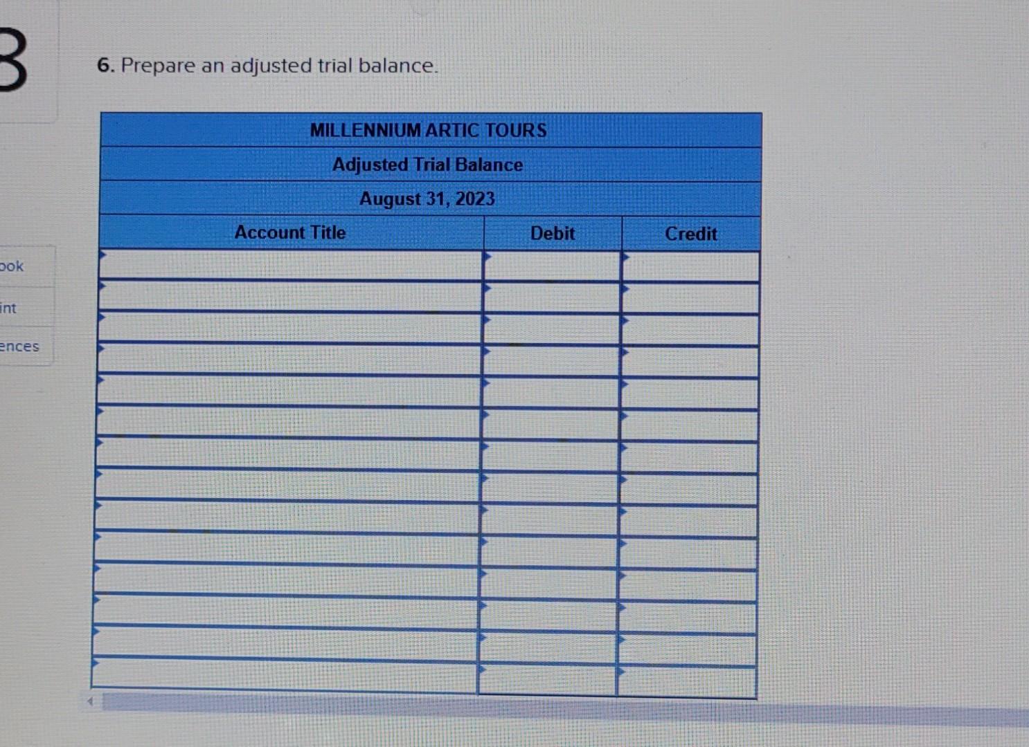 & & \\ \hline & & & \\ \hline & 7 &