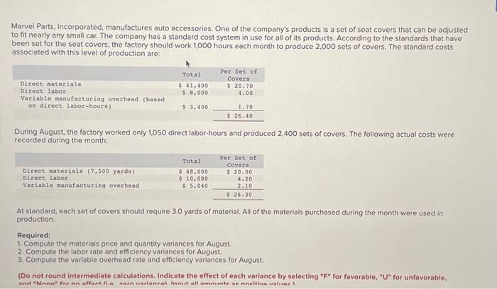 on the basis of sales dollars. Management is concerned about the continued
