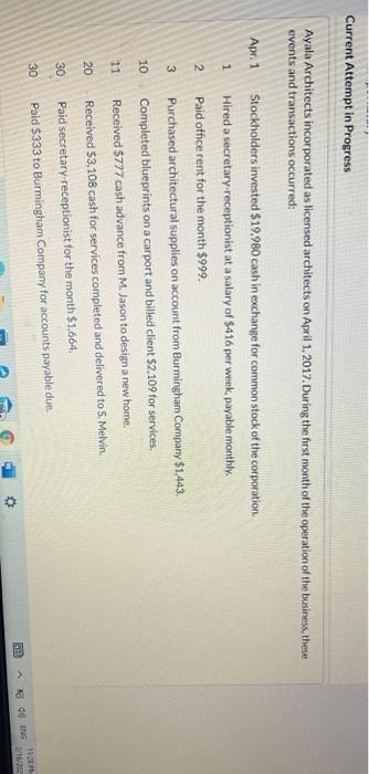  Need help with this too thanks!! Current Attempt in Progress Ayala