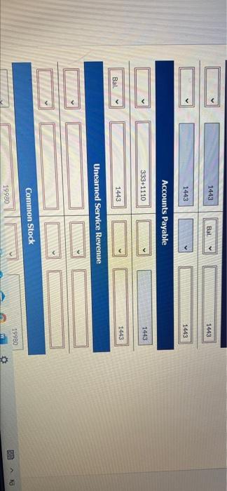 month of the operation of the business, these events and transactions occurred: