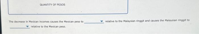 LINE MOVES AND WHERE THE SUPPLY OF PESOS LINE MOVES PLEASE SHOW