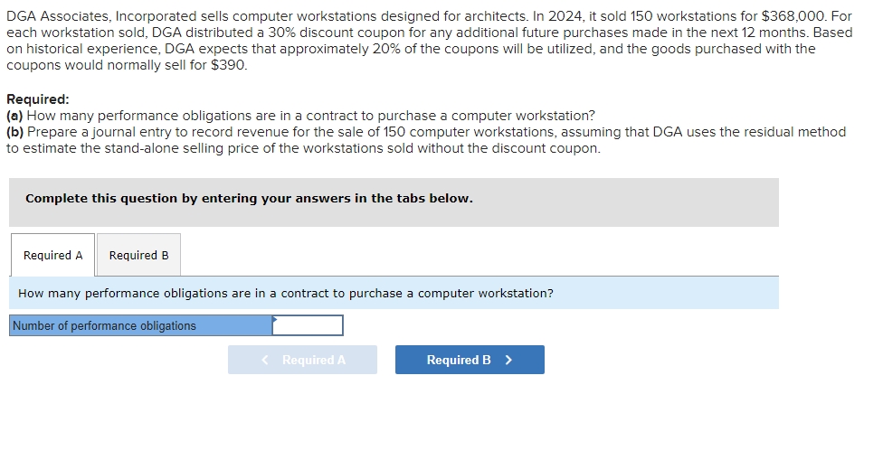  DGA Associates, Incorporated sells computer workstations designed for architects. In 2024,