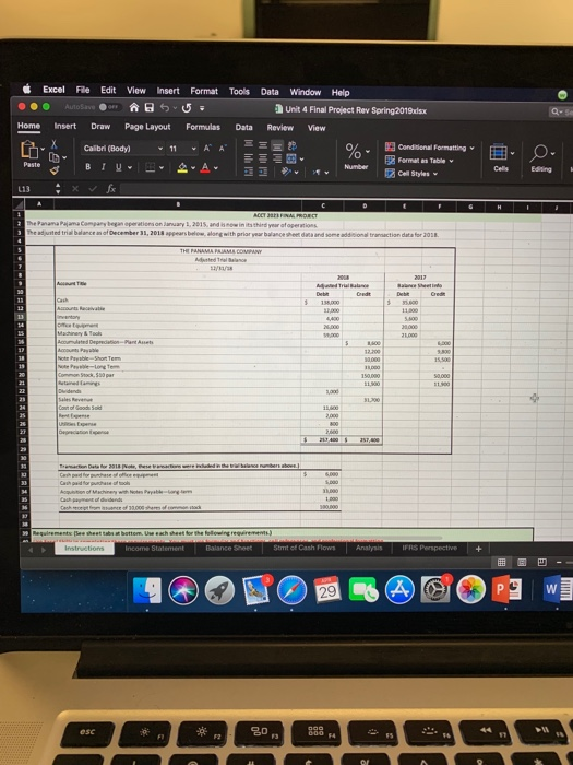  really need help with this project Excel Fle Edit View Insert