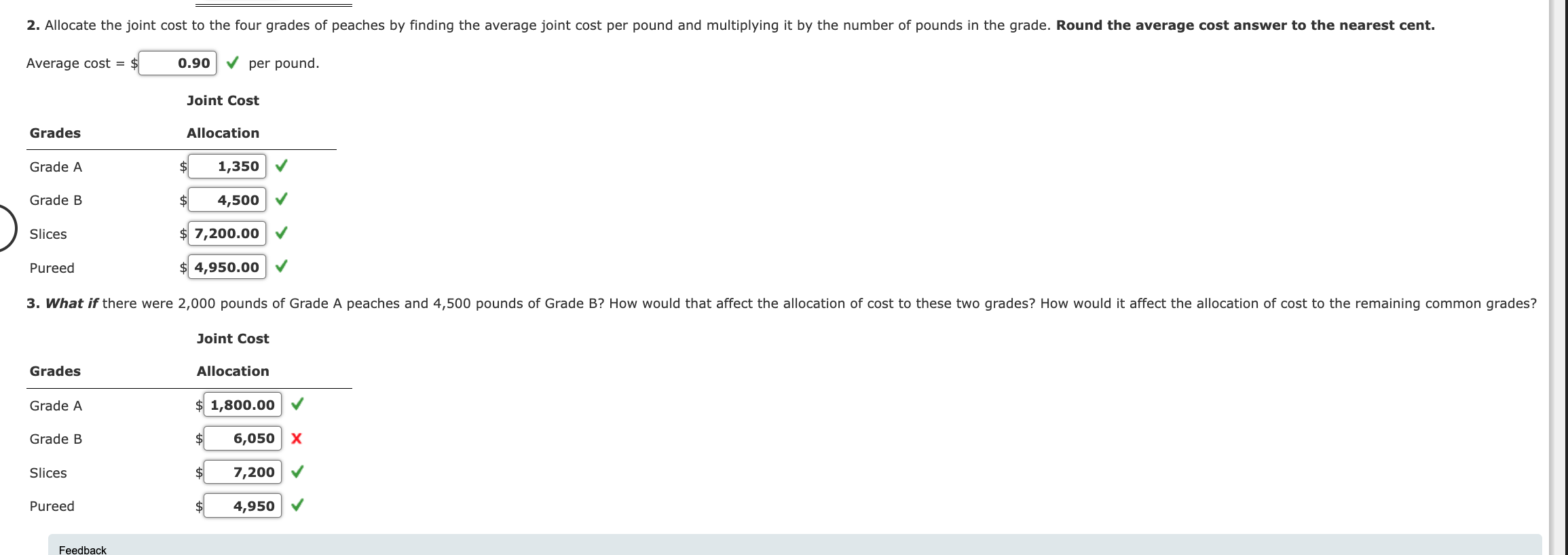 worng. can not figure out the red x i only need grade